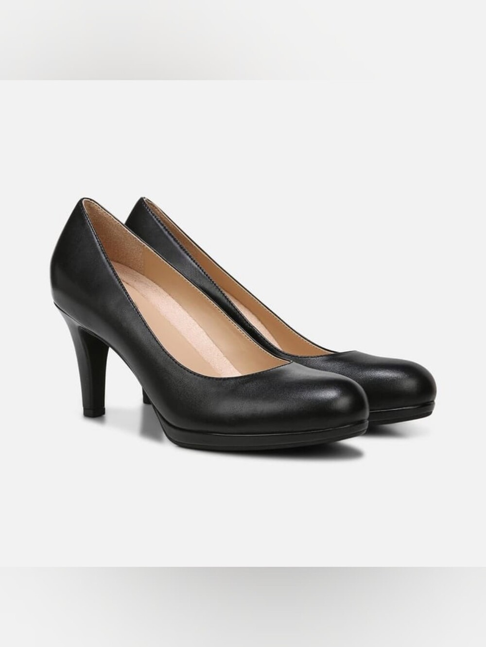 Naturalizer Michelle Pump Black Leather